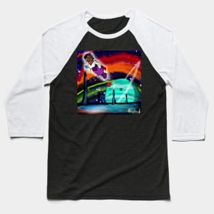 Space Traveling Witch Baseball T-Shirt